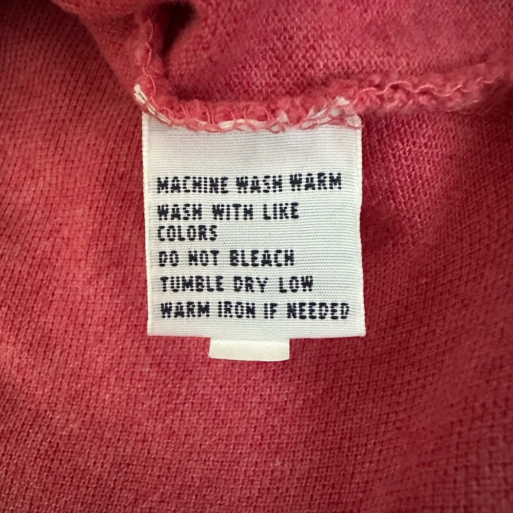 Polo Ralph‎ Lauren Polo Shirt Mens L Red/Pink Heather 100% Cotton Short Sleeve